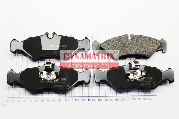 К-кт колодок для диск.тормозов DYNAMATRIX-KOREA DBP1039