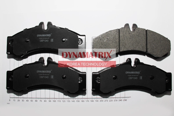 К-кт колодок для диск.тормозов DYNAMATRIX-KOREA DBP1043