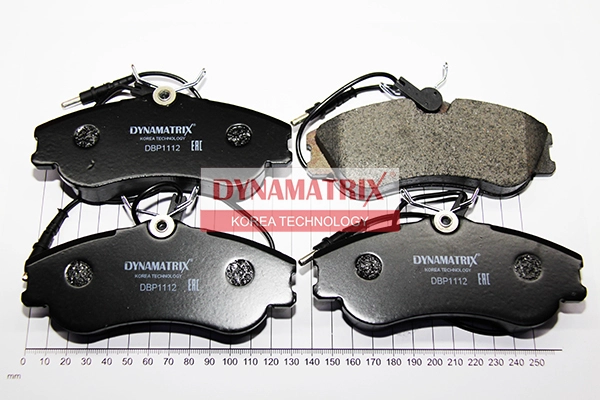 К-кт колодок для диск.тормозов DYNAMATRIX-KOREA DBP1112