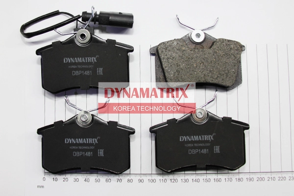 Комплект тормозных колодок DYNAMATRIX-KOREA DBP1481