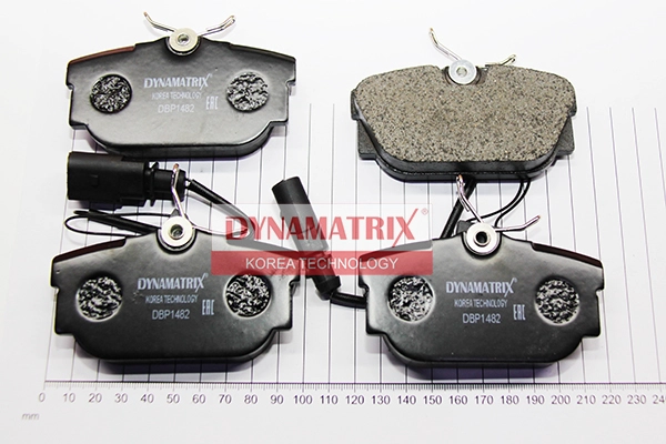 К-кт колодок для диск.тормозов DYNAMATRIX-KOREA DBP1482