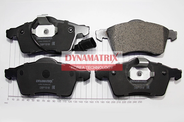 К-кт колодок для диск.тормозов DYNAMATRIX-KOREA DBP1518
