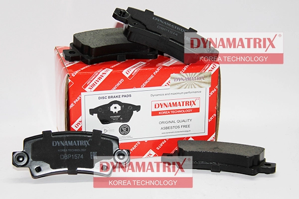 К-кт колодок для диск.тормозов DYNAMATRIX-KOREA DBP1574