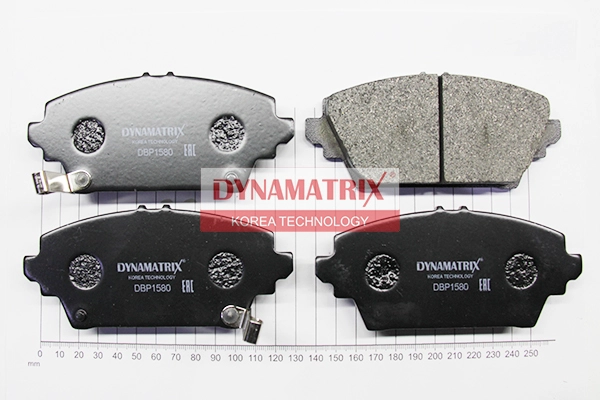К-кт колодок для диск.тормозов DYNAMATRIX-KOREA DBP1580