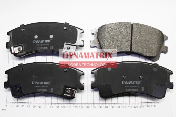 К-кт колодок для диск.тормозов DYNAMATRIX-KOREA DBP1619