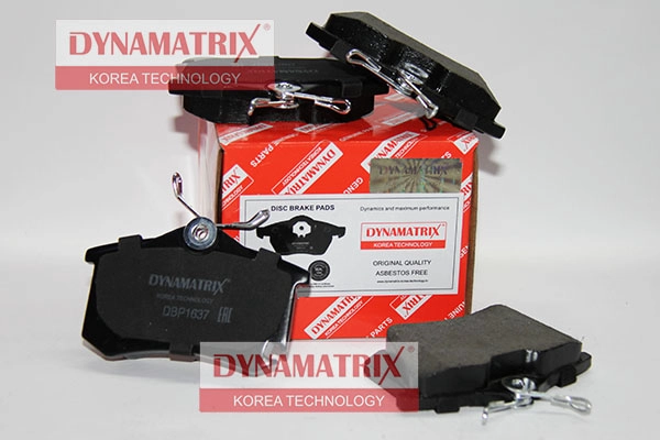 К-кт колодок для диск.тормозов DYNAMATRIX-KOREA DBP1637