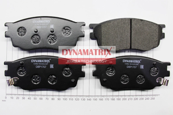 К-кт колодок для диск.тормозов DYNAMATRIX-KOREA DBP1707