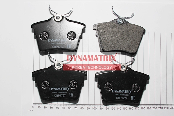 К-кт колодок для диск.тормозов DYNAMATRIX-KOREA DBP1727