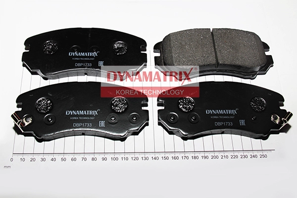 Колодки тормозные дисковые DYNAMATRIX-KOREA DBP1733