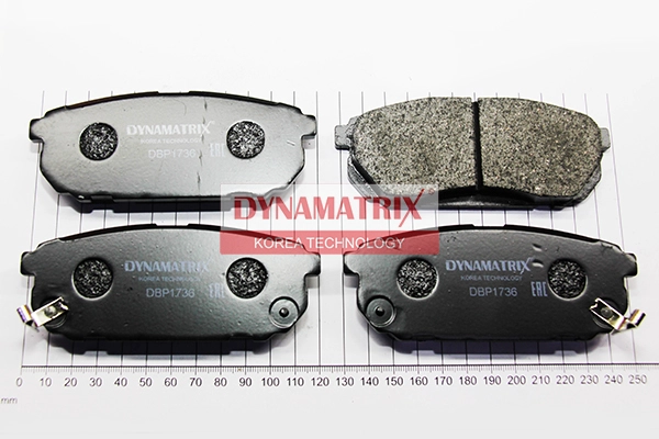 Колодки тормозные дисковые DYNAMATRIX-KOREA DBP1736