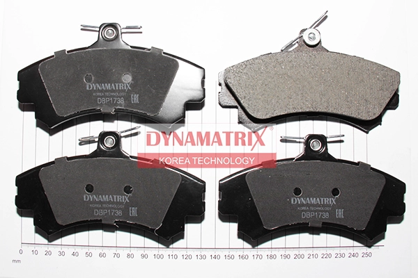 Комплект тормозных колодок DYNAMATRIX-KOREA DBP1738