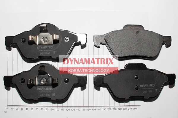 К-кт колодок для диск.тормозов DYNAMATRIX-KOREA DBP1866