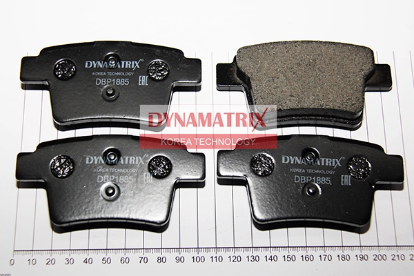 Колодки тормозные дисковые DYNAMATRIX-KOREA DBP1885