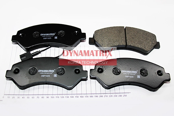 Колодки тормозные дисковые DYNAMATRIX-KOREA DBP1925