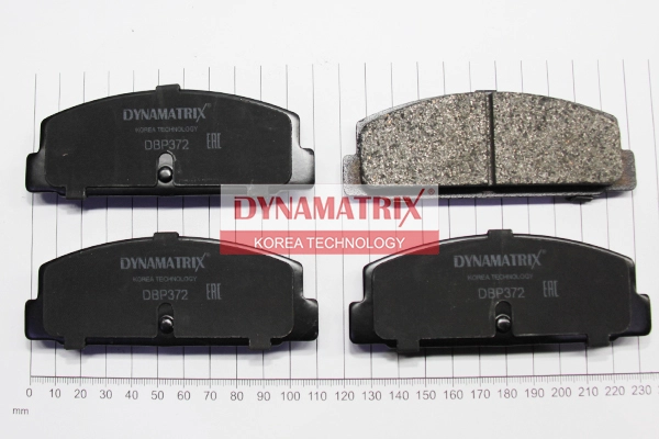 К-кт колодок для диск.тормозов DYNAMATRIX-KOREA DBP372