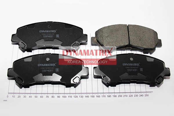 Колодки тормозные дисковые DYNAMATRIX-KOREA DBP4051