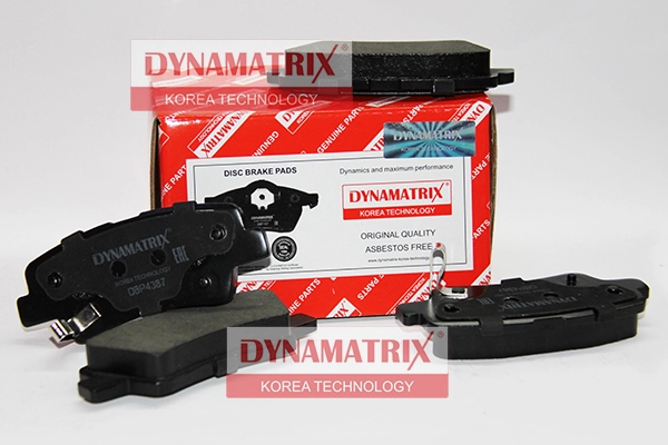 К-кт колодок для диск.тормозов DYNAMATRIX-KOREA DBP4387