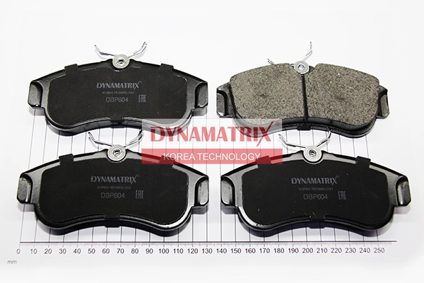 К-кт колодок для диск.тормозов DYNAMATRIX-KOREA DBP604