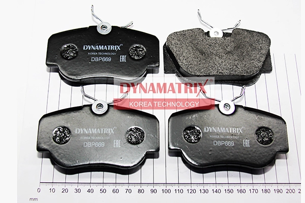 К-кт колодок для диск.тормозов DYNAMATRIX-KOREA DBP669
