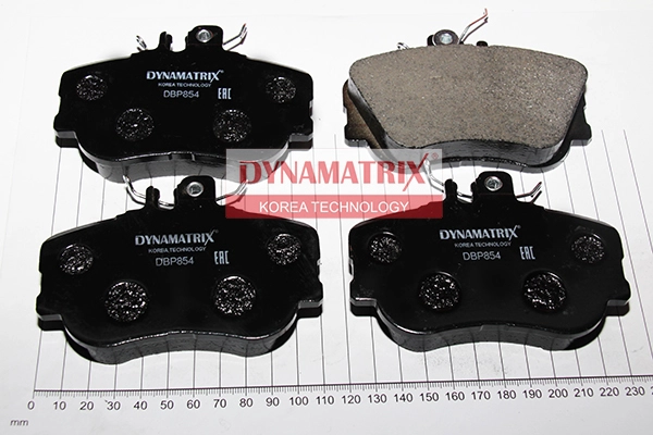 К-кт колодок для диск.тормозов DYNAMATRIX-KOREA DBP854