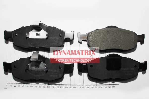 Комплект тормозных колодок DYNAMATRIX-KOREA DBP884