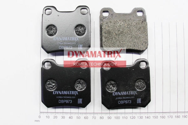 К-кт колодок для диск.тормозов DYNAMATRIX-KOREA DBP973