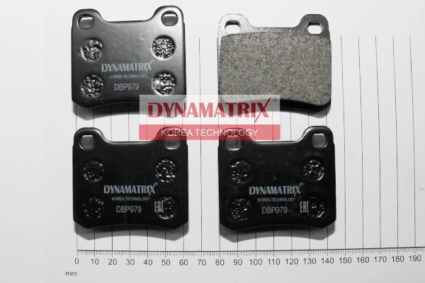 Комплект тормозных колодок DYNAMATRIX-KOREA DBP979