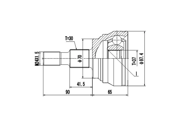 Комплект шруса DYNAMATRIX-KOREA DCV805007