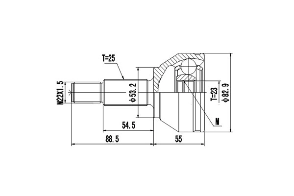 Комплект шруса DYNAMATRIX-KOREA DCV818013