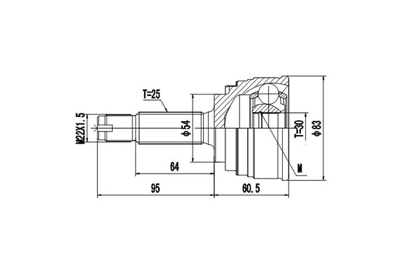К-кт шруса DYNAMATRIX-KOREA DCV839009
