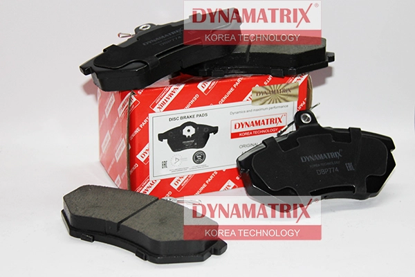 Комплект тормозных колодок DYNAMATRIX-KOREA DBP774