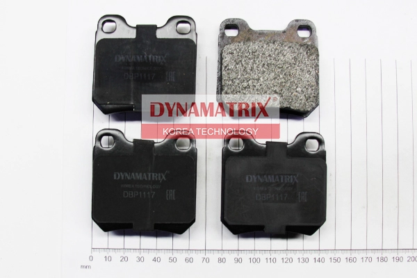 Комплект тормозных колодок DYNAMATRIX-KOREA DBP1117