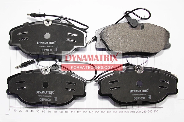 Комплект тормозных колодок DYNAMATRIX-KOREA DBP1000