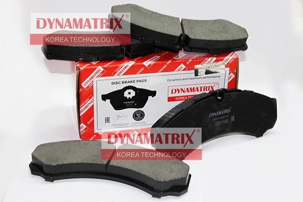 Колодки тормозные дисковые DYNAMATRIX-KOREA DBP1102