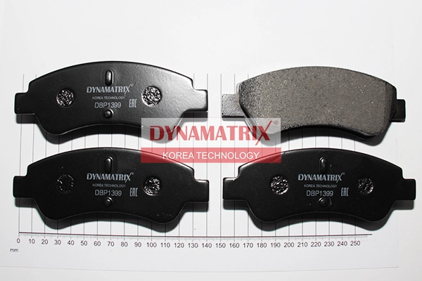 Комплект тормозных колодок DYNAMATRIX-KOREA DBP1399