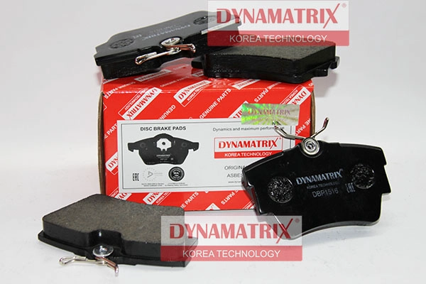 К-кт колодок для диск.тормозов DYNAMATRIX-KOREA DBP1516