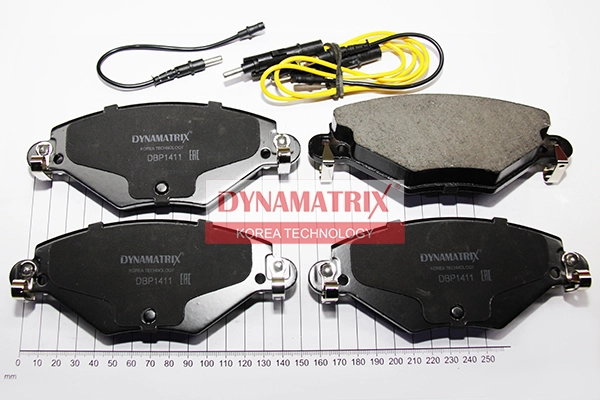 К-кт колодок для диск.тормозов DYNAMATRIX-KOREA DBP1411