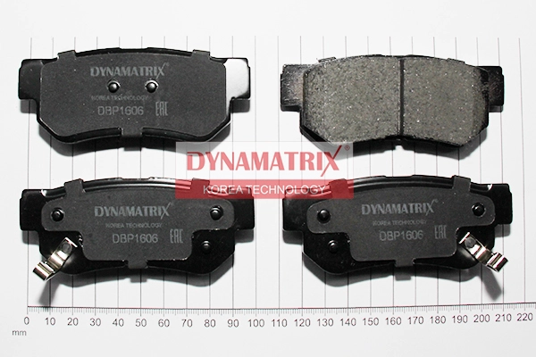 Комплект тормозных колодок DYNAMATRIX-KOREA DBP1606