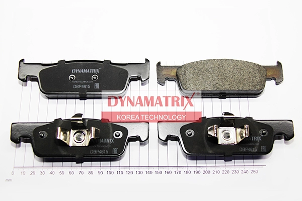 Колодки тормозные дисковые DYNAMATRIX-KOREA DBP4615