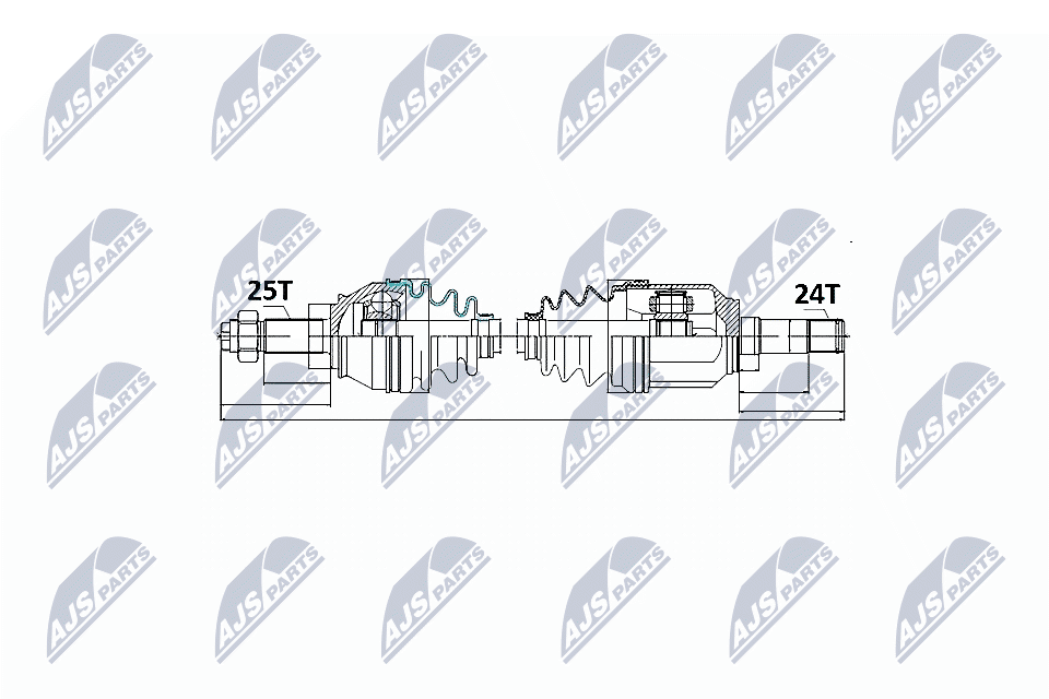Привод в сборе fiat doblo 223 1.3jtd 04-10 1.9jtd 01-10левв NTY NPW-FT-016