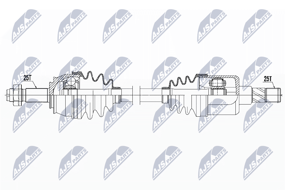 Полуось NTY NPW-PL-041