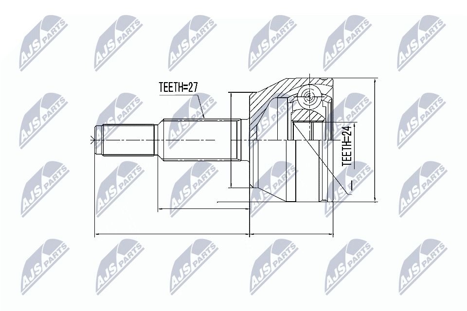 Шруc наружний NTY NPZ-FR-048