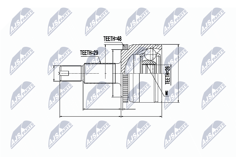 Шруc наружний NTY NPZ-LR-007