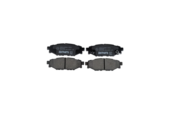 Колодки дисковые задние ZENTPARTS Z07279