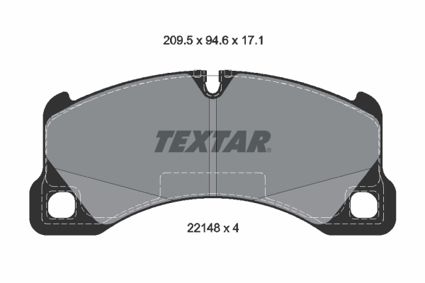 Колодки дисковые передн. TEXTAR 2214801