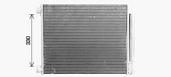 Радиатор кондиционера AVA QUALITY COOLING RT5653D