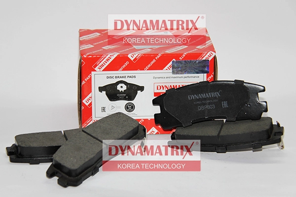 К-кт колодок для диск.тормозов chrysler sebring 95- hyundai santamo 98- mitsubishi eclipse ii 95-99 galant v 92-96 galant vi 96-04 pajero pinin 9 DYNAMATRIX-KOREA DBP803