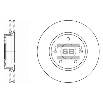 Диск тормозной HI-Q SD1036