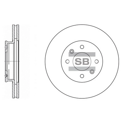Диск тормозной HI-Q SD2028