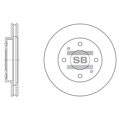Диск тормозной HI-Q SD4302